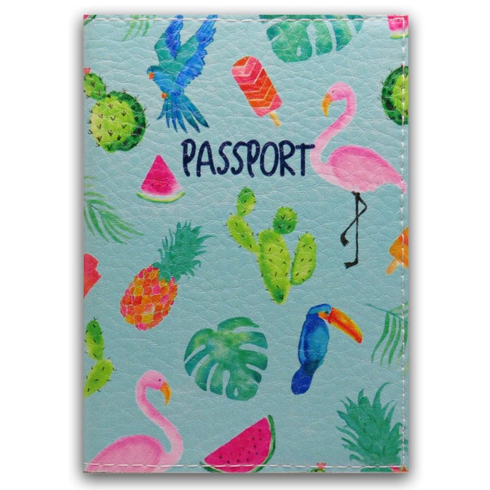 Waterproof Eco Leather Passport Holder Travel Cover Minimalist